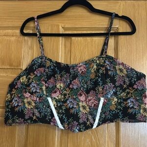 Floral corset top. Brand new never worn